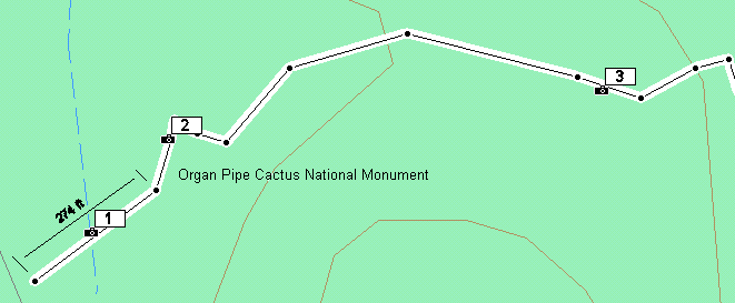 Bull Pasture Trail Section 1 Map