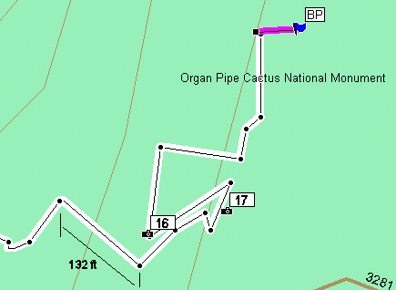 Bull Pasture Trail Section 4 Map