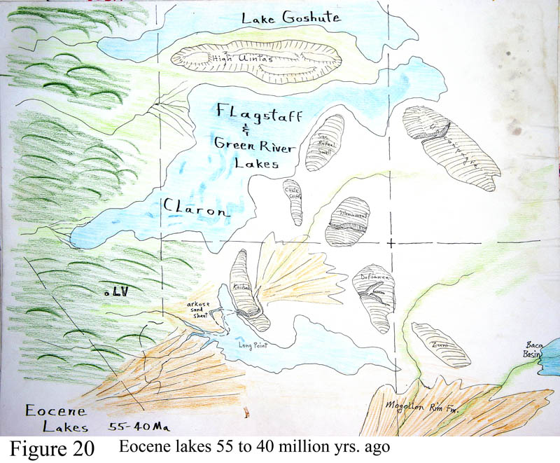 Northern Arizona during Eocene wet climate