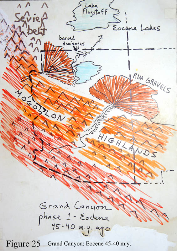 Arizona just before Basin & Range pull-apart action