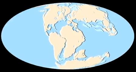 Breakup of Pangea