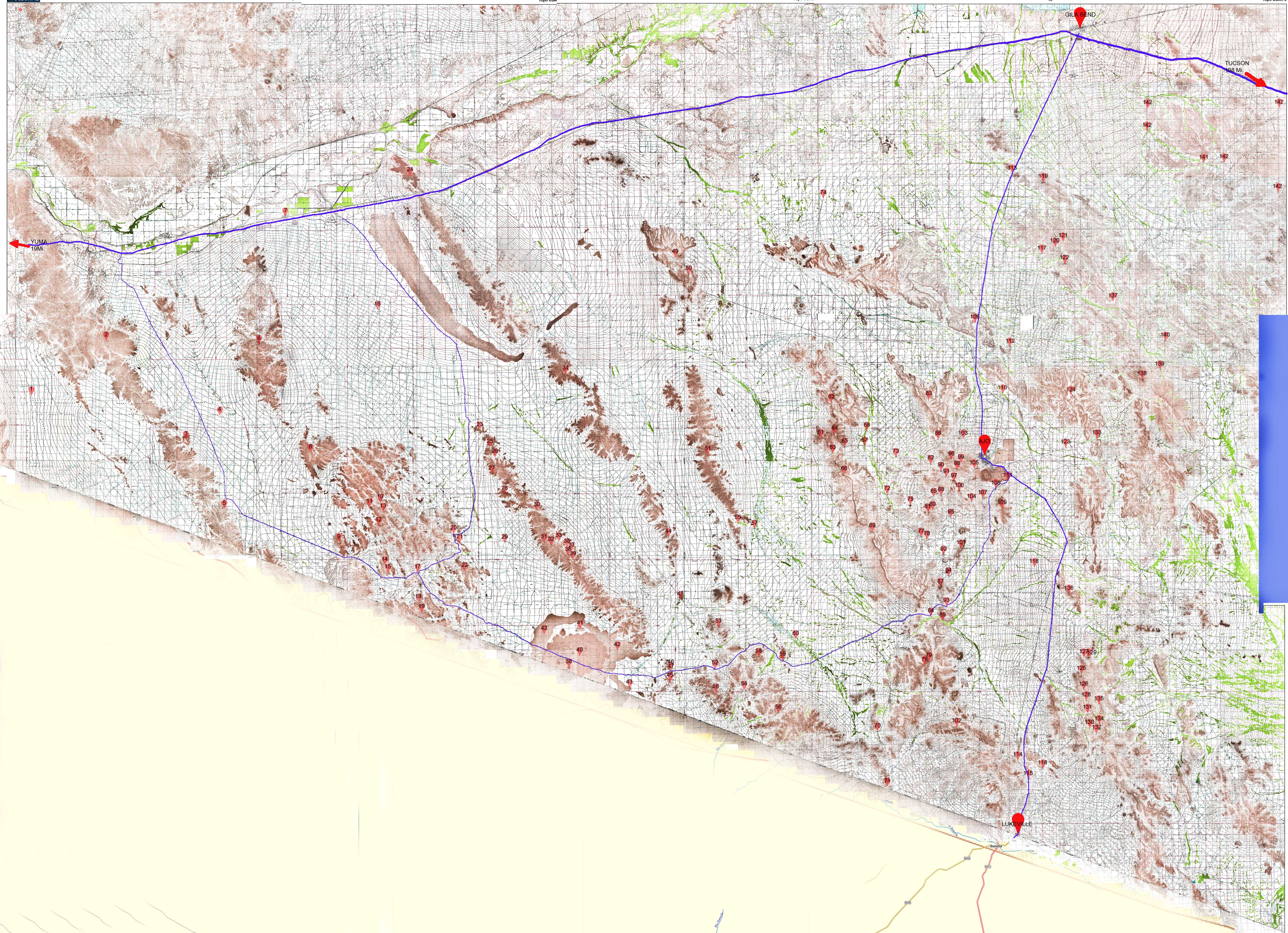 Topo map