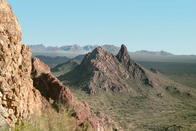 Ajo Peak seen from North Ajo Peak