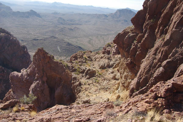 View southwest from Arch Canyon/Boulder Canyon overlook