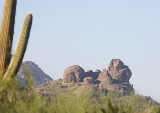 Locomotive Rock seen from the South