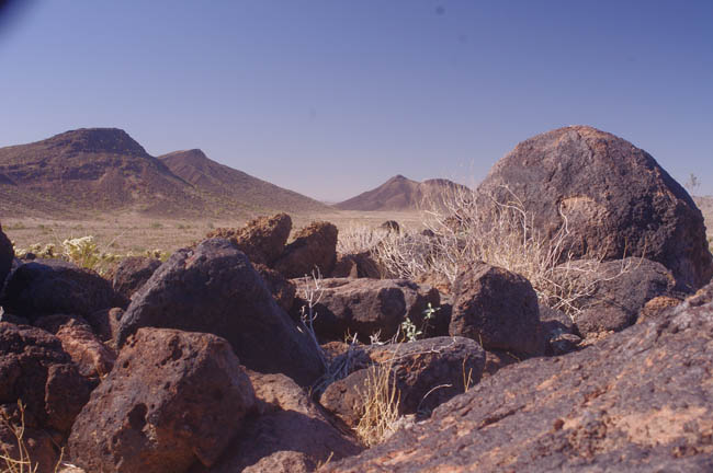 Lookout Mountain looking west toward Black Gap