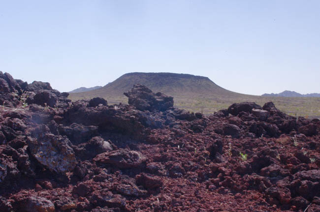 Pinacate Lava Flows with cinder cones