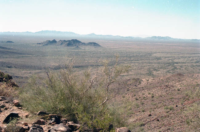 Temporal Pass looking out over the Growler Valley