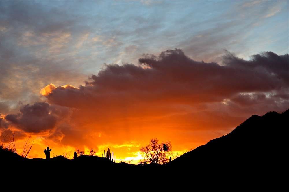 Ekkehard Fischer, Sunset on North Ajo Peak