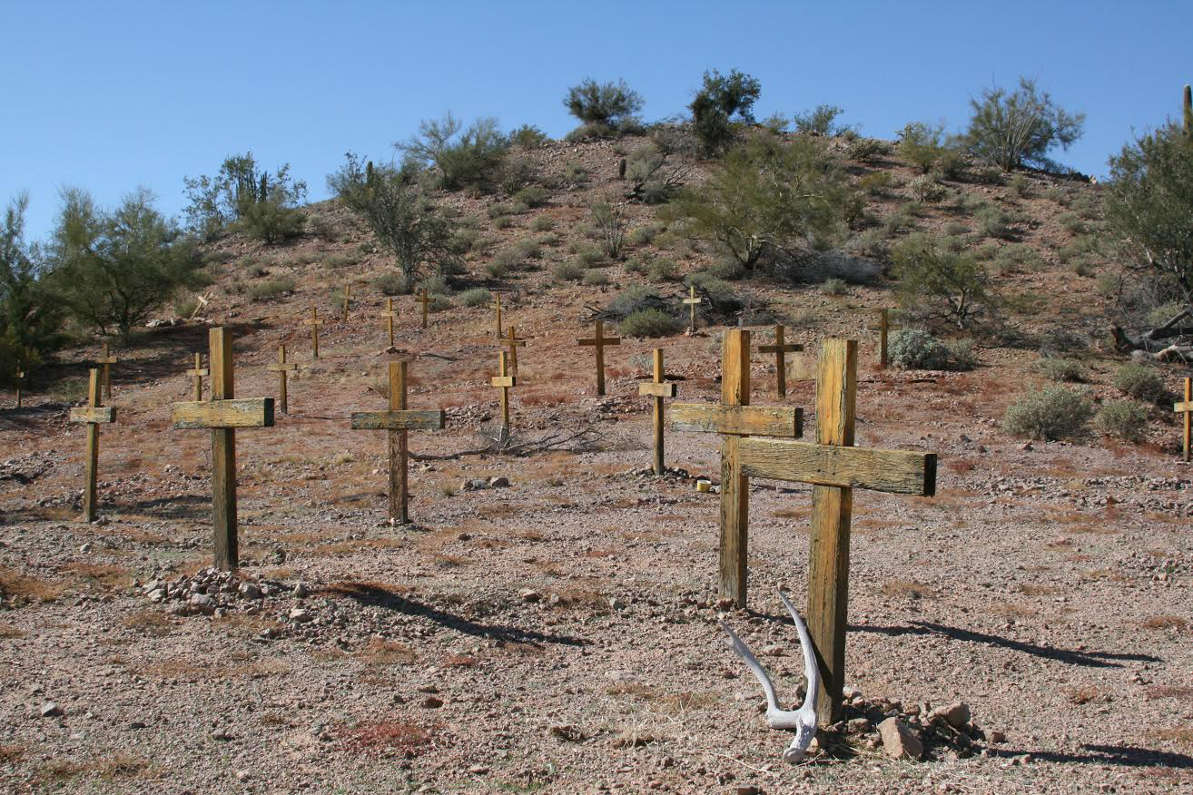 Indian Cemetary by Loren Wells