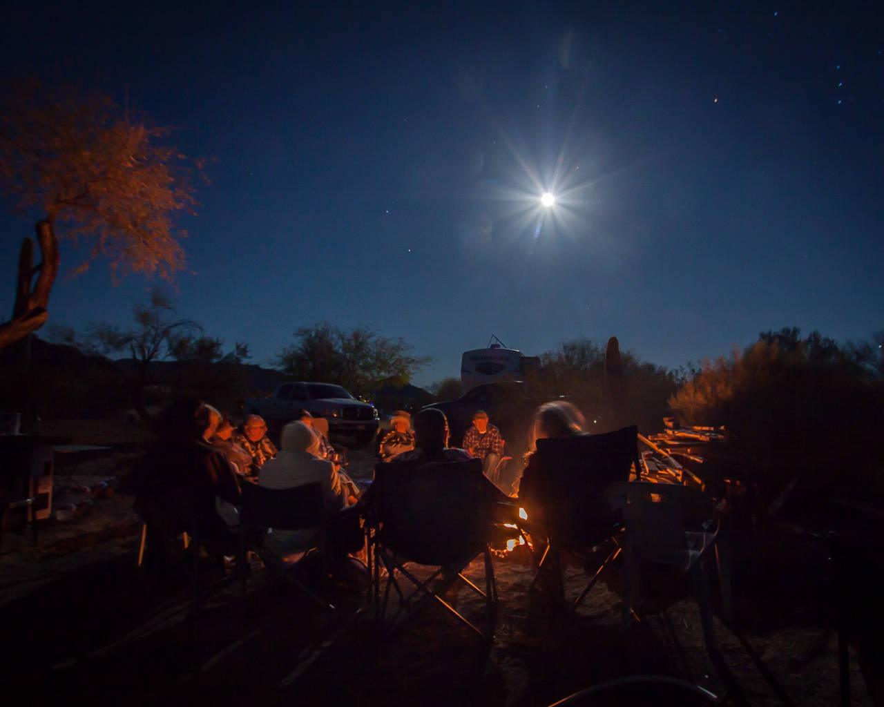 Full Moon Campfire